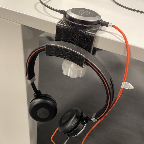 Jabra Evolve headset hook