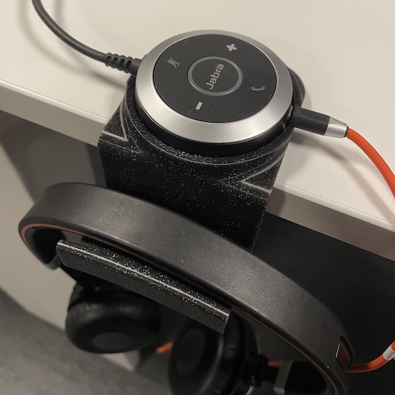 Miniatura 5 do modelo 3D Jabra Evolve headset hook