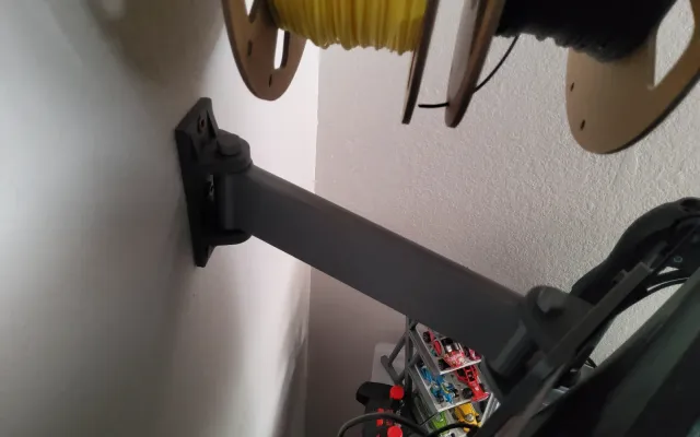 Wall Mount Plate for Printed Vesa Arm