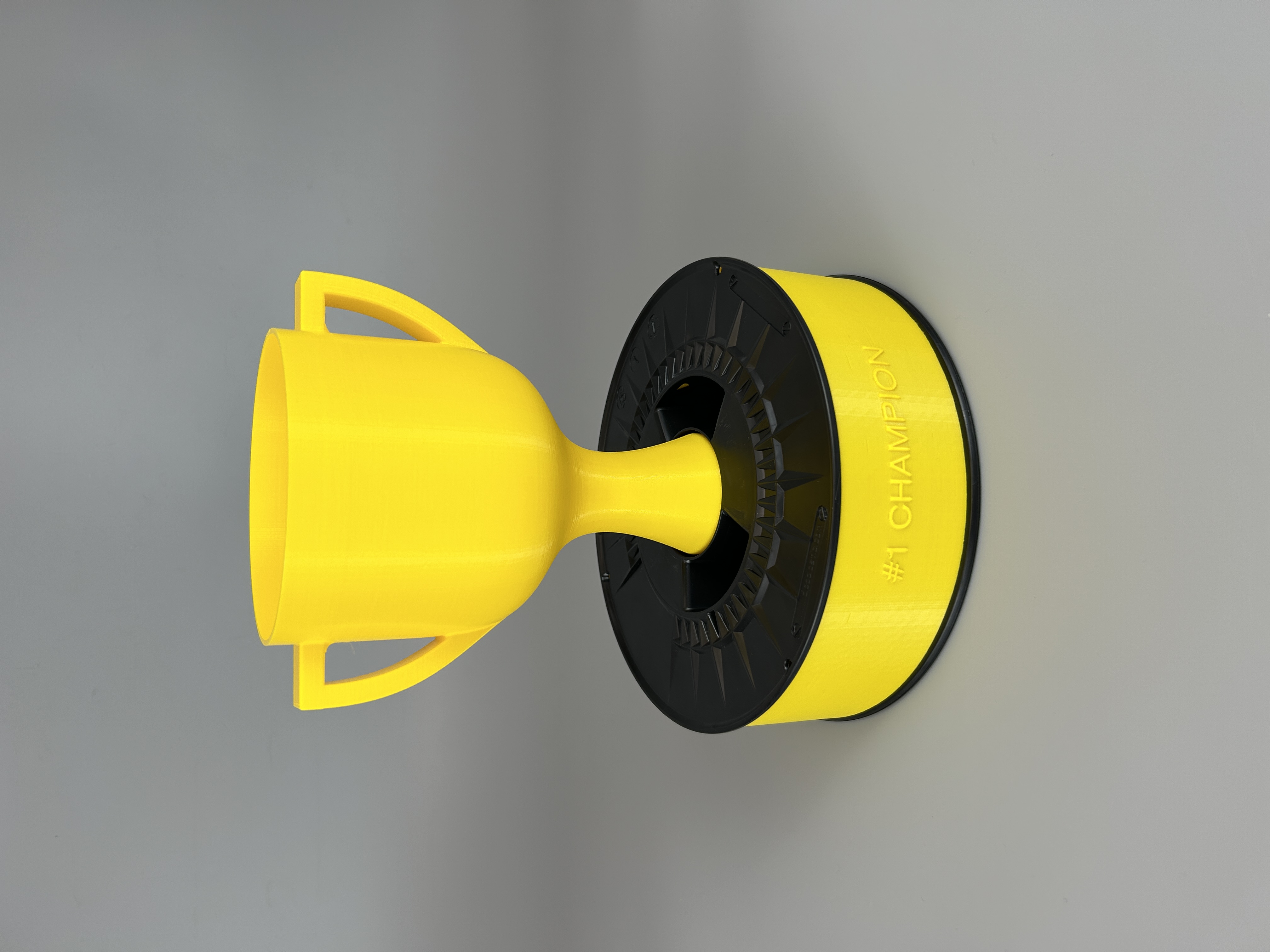 Trophy (Upcycling Empty Spool)