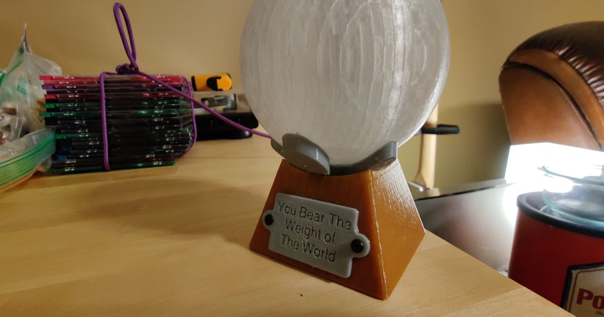 Weight of the World Award by Avery Knowlton Download free STL model