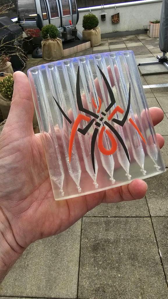 Archery Pocket Quiver with Spiderbows Logo 3D model
