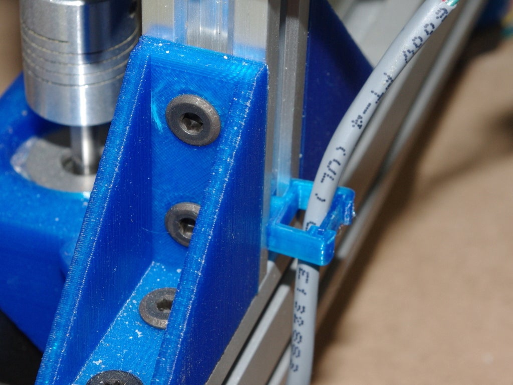 Simple T-Slot Cable Holder