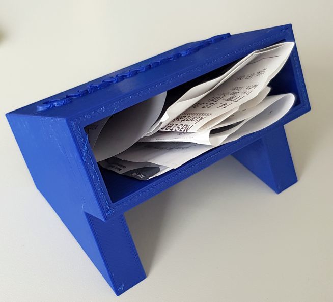 Miniatura 2 do modelo 3D Receipt Box
