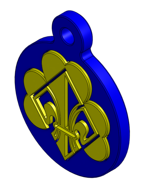 BdP-Key fob-Schluesselanhaenger