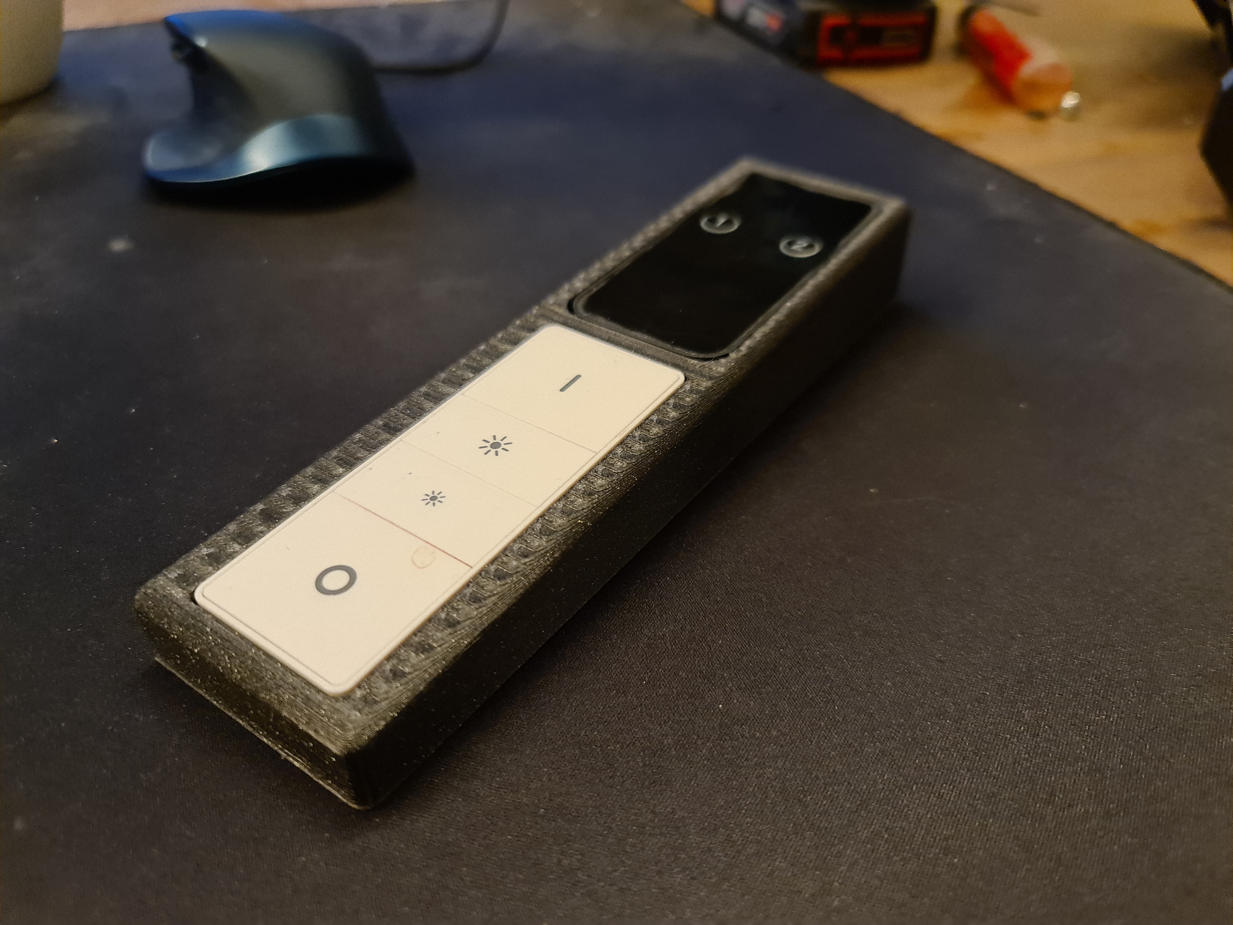 Remote Control holder (Philips and KVM Switch)