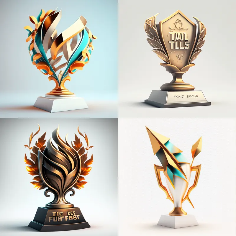3D Printable trophy  by lou malabry