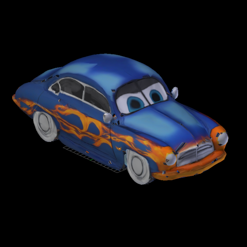classic comic car