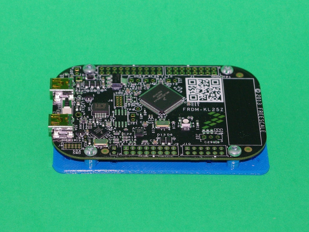 Freescale FRDM-KL25Z Board Drilling And Mounting Plates