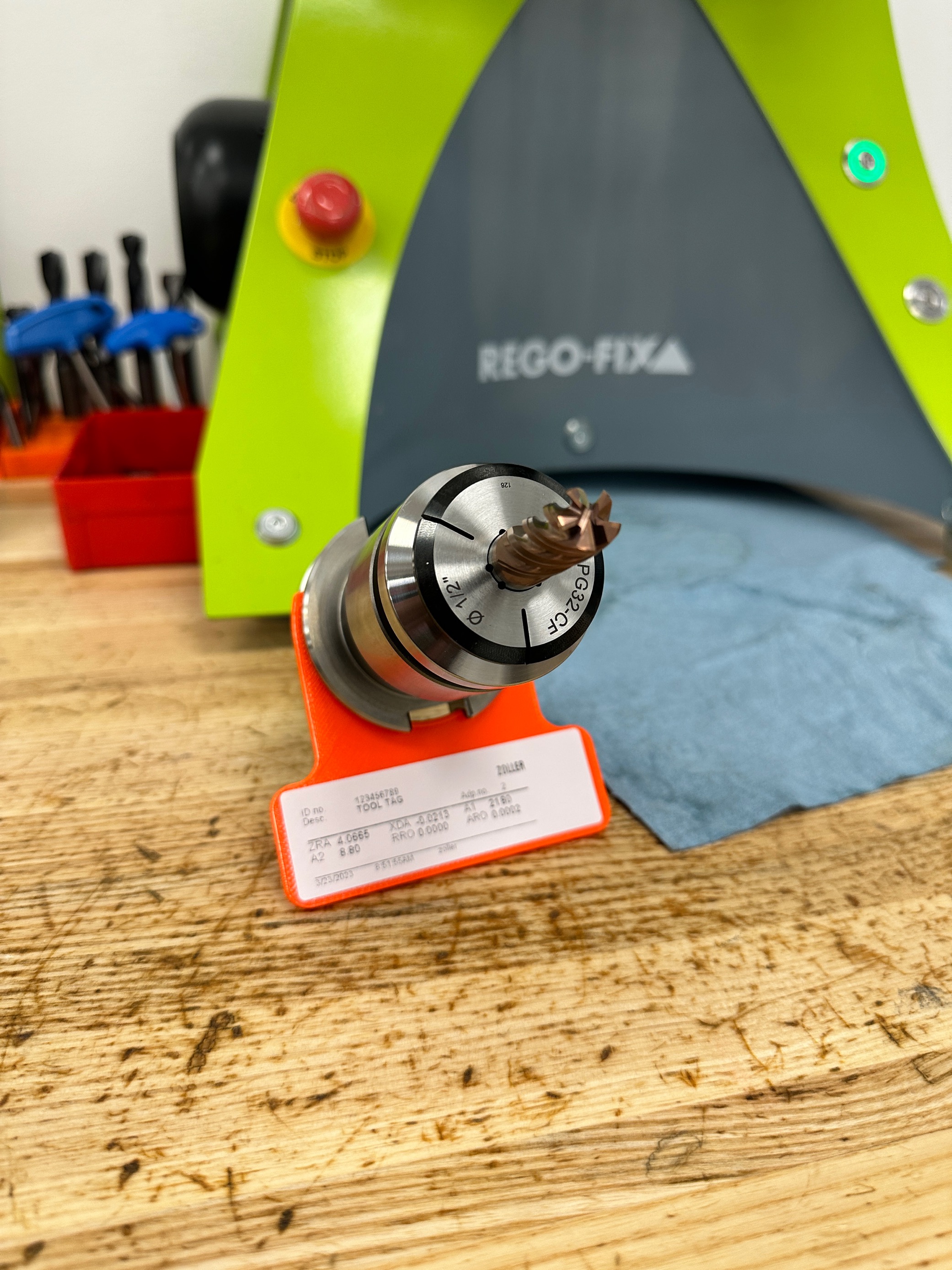 CT40/HSK63a Tool Tag Holder by ZakN Download free STL model