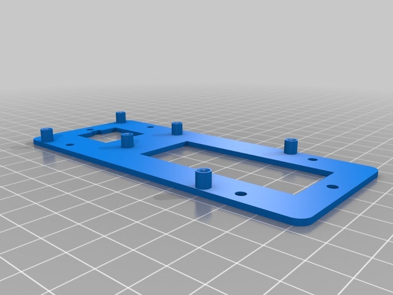 Miniatura 2 do modelo 3D pcDuino V2 Board Drilling And Mounting Plates