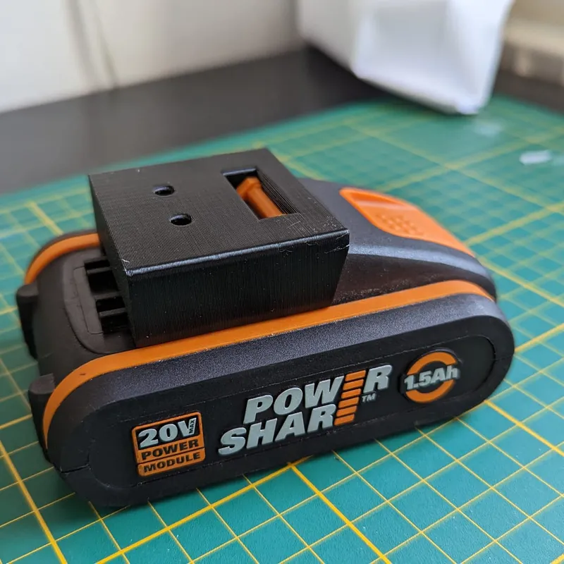 Worx 20V 1.5Ah Battery Wall Mount Holder by Dennis Download