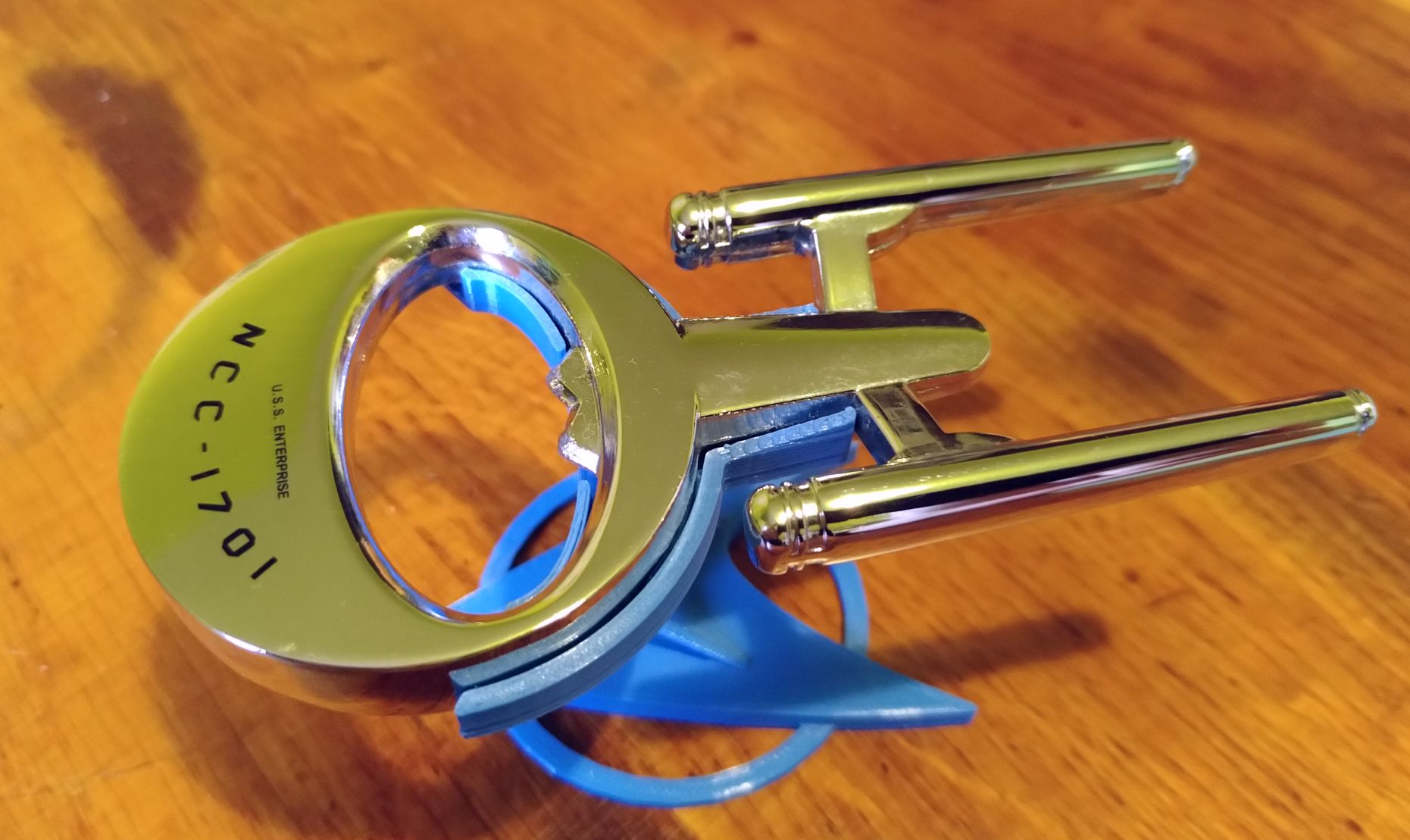 Star Trek bottle opener stand