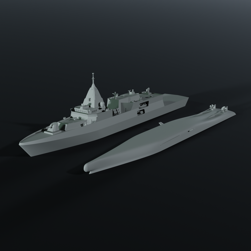 Frigate F128 / MEKO A-200DEU - German Navy Frigate by FreddyPhantom ...
