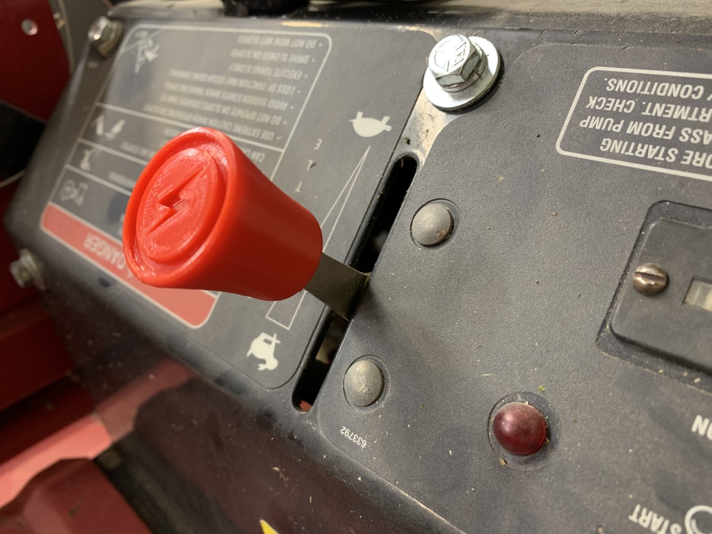 Exmark Mower Throttle Knob by Raptor King Download free STL model