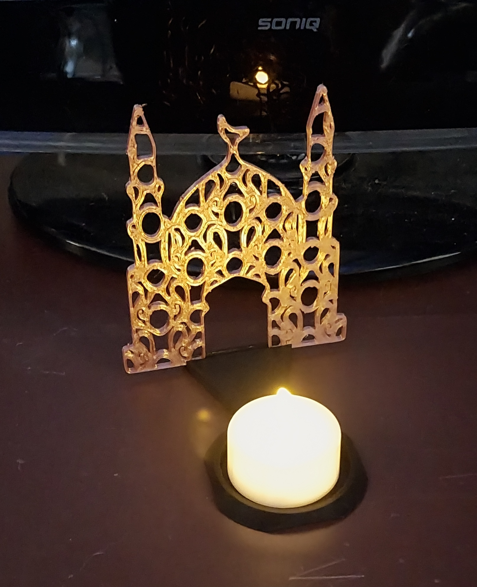 Ramadan tea light topper