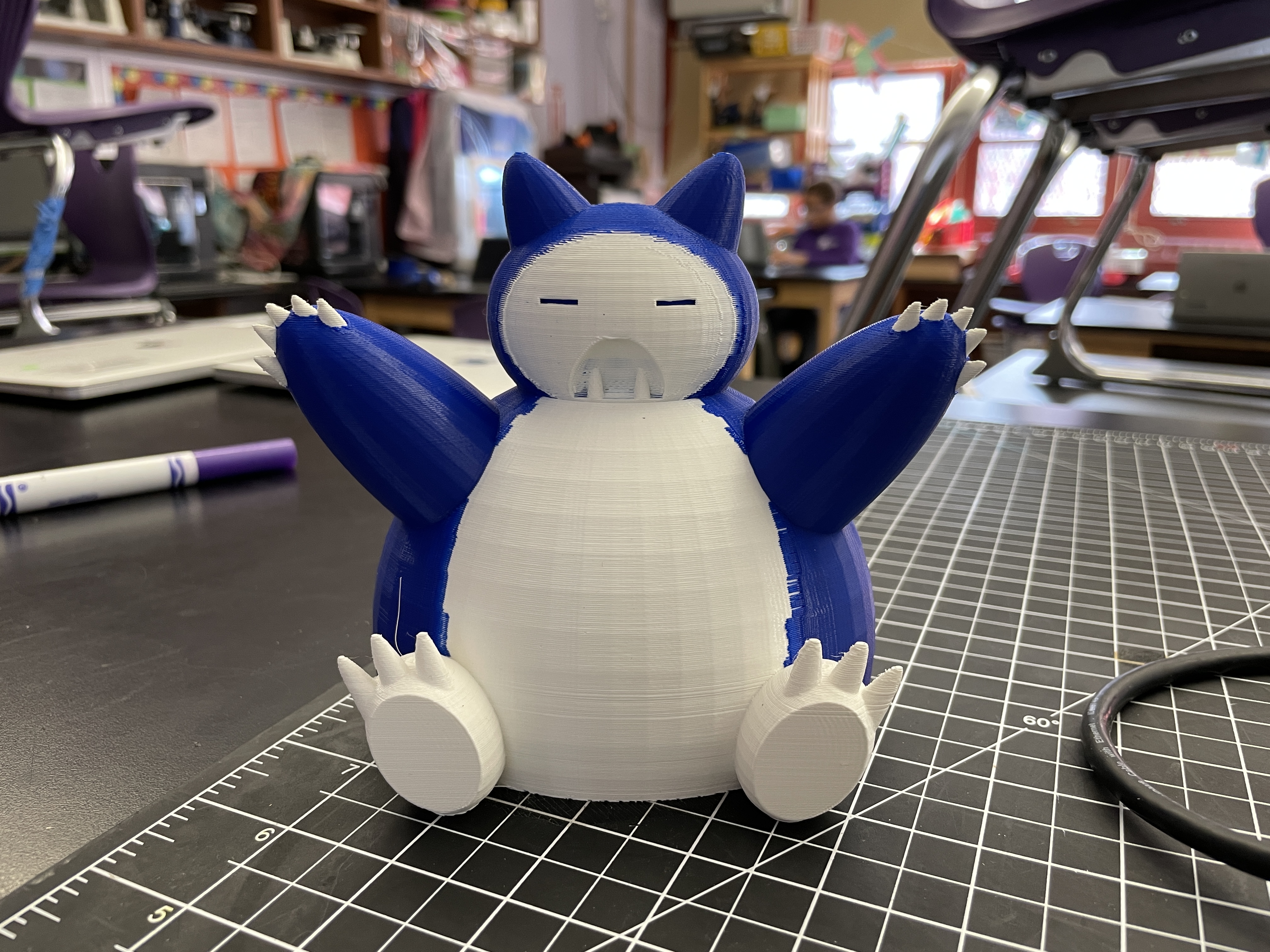 Snorlax with files for multi material printing