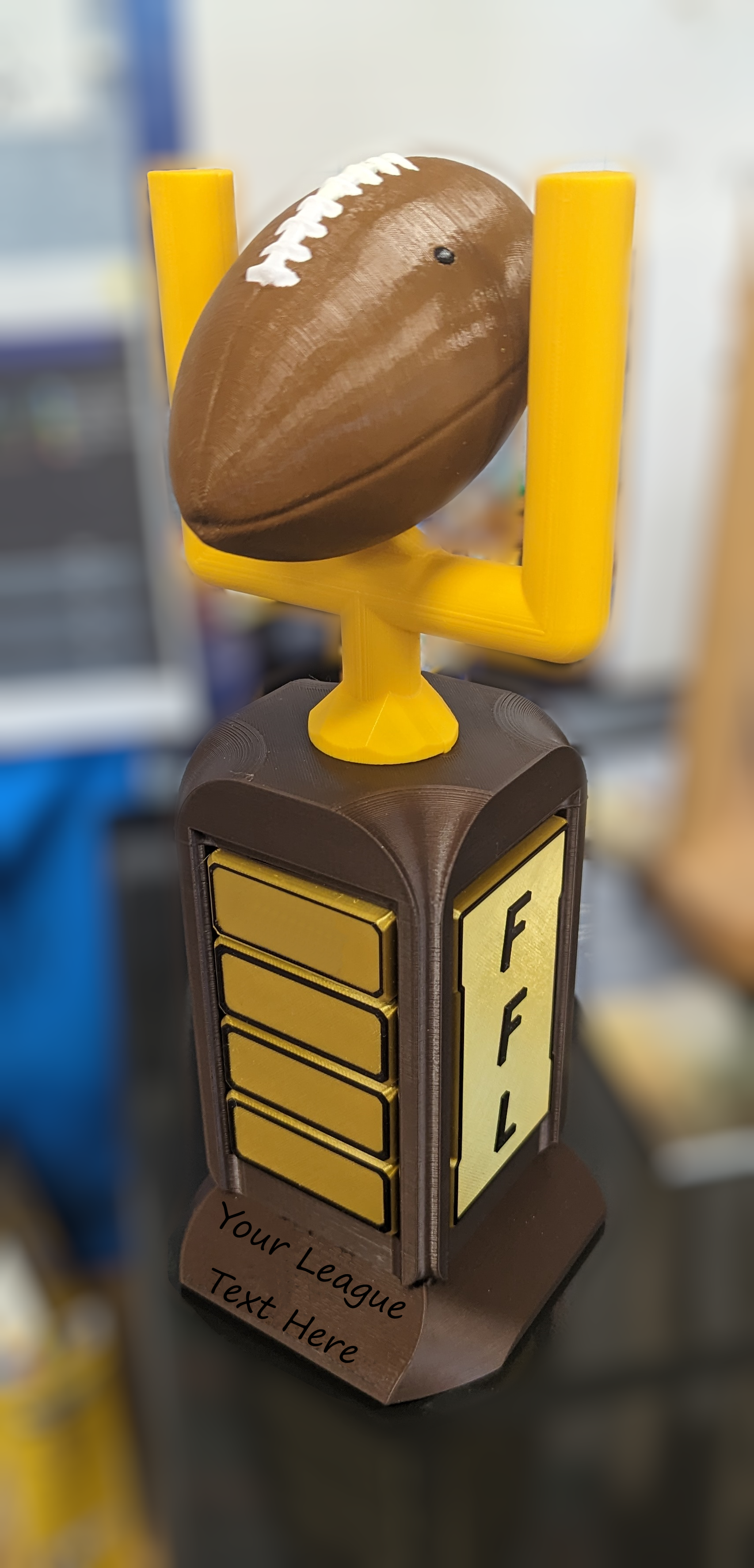 Football Traveling Trophy