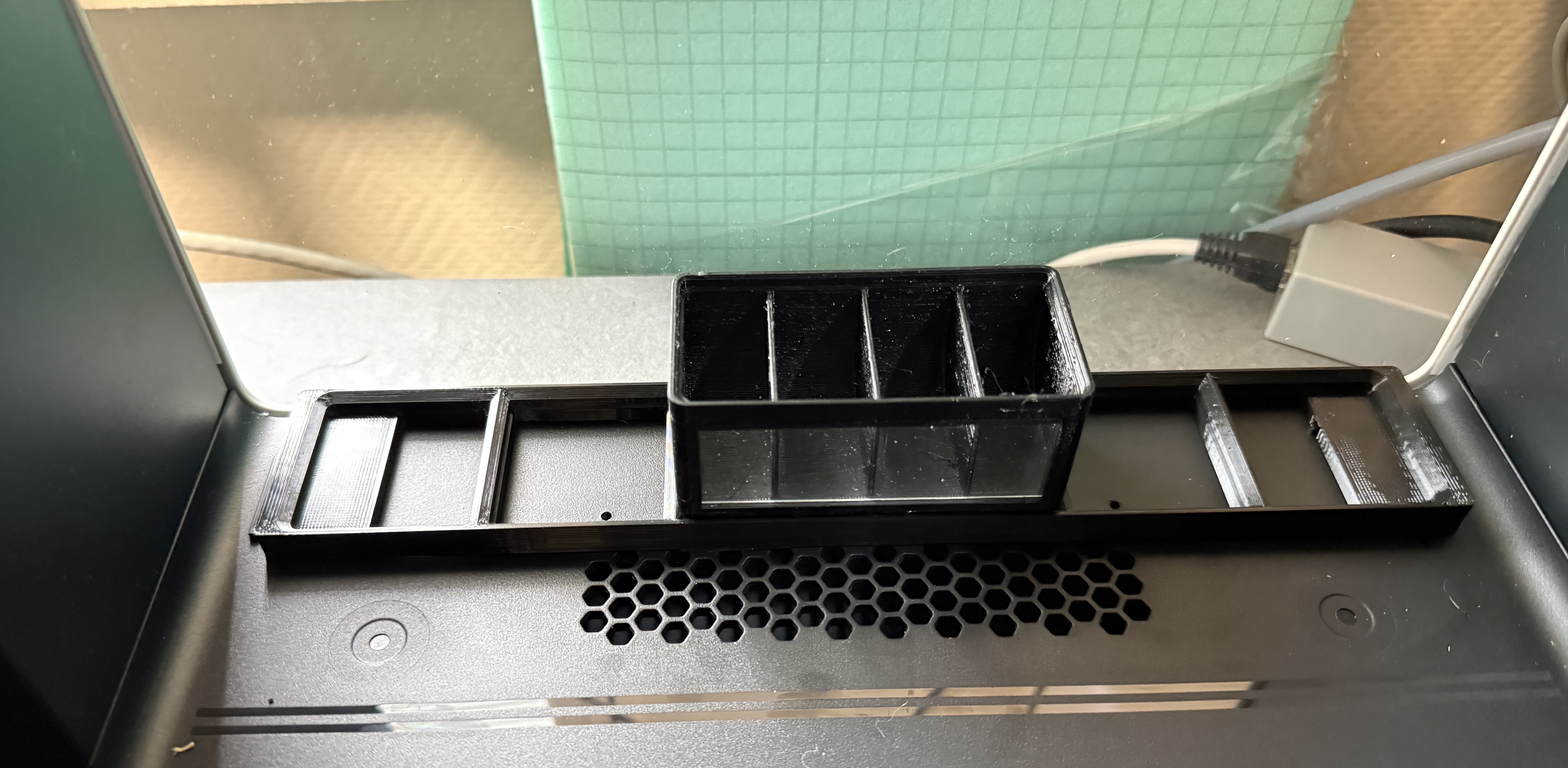 Snapmaker U1 1x6 GridFinity back storage — miniatura 2
