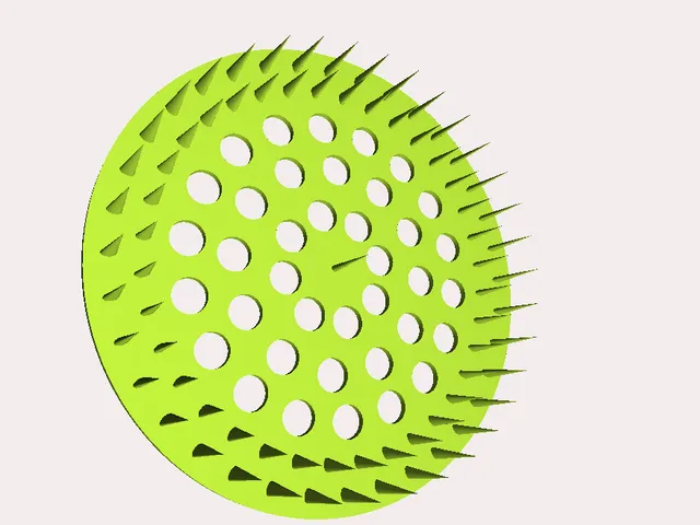 Drain cover/mesh with hair catcher