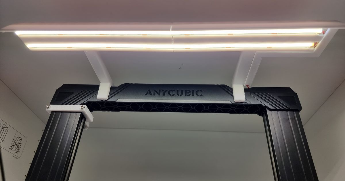 Anycubic Kobra Neo/Go LED Bar by 3DPrintingJoe Download free STL