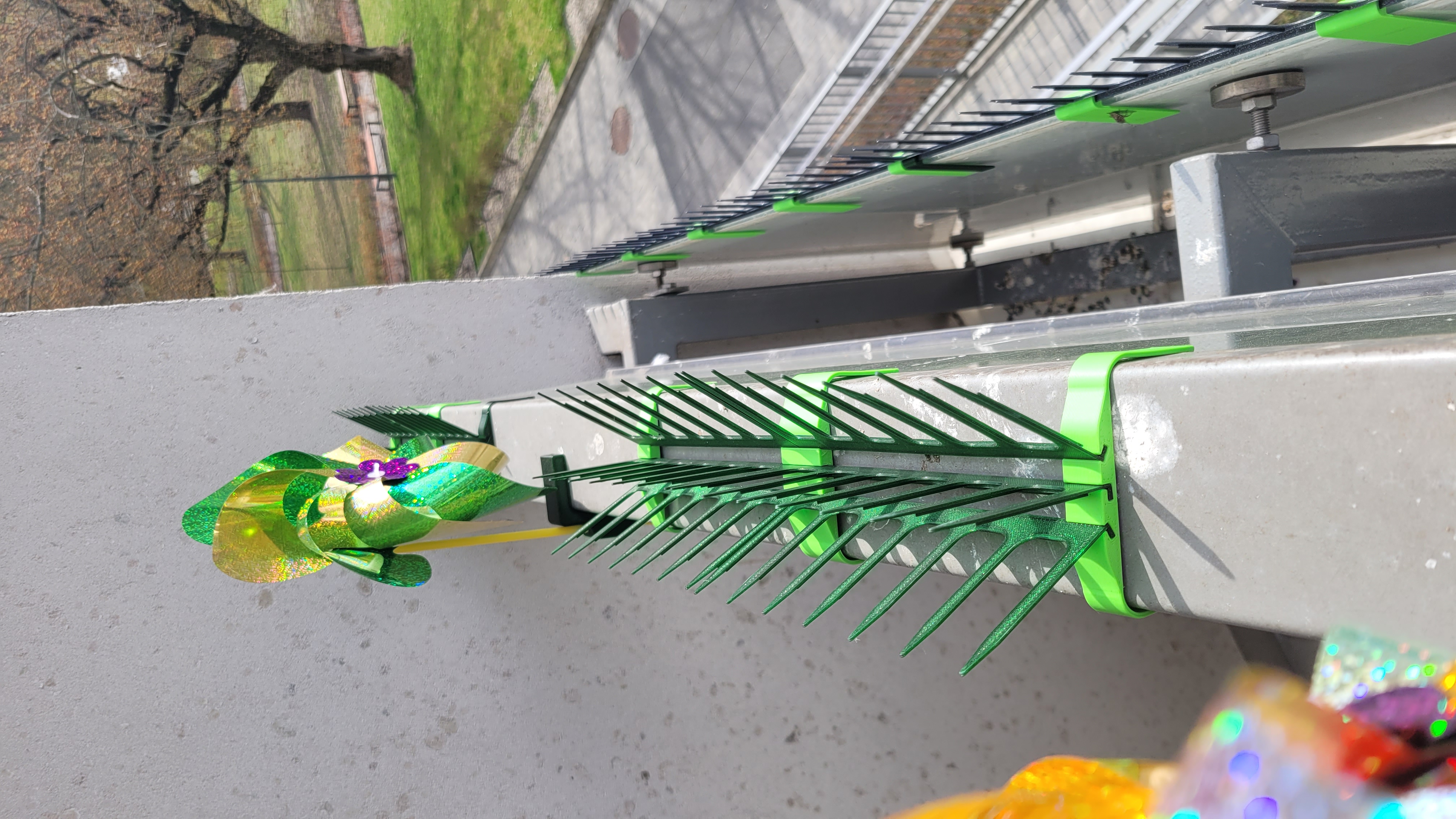 Miniatura 3 do modelo 3D Modular bird spikes
