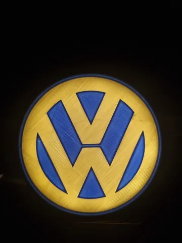 VW old Led Logo