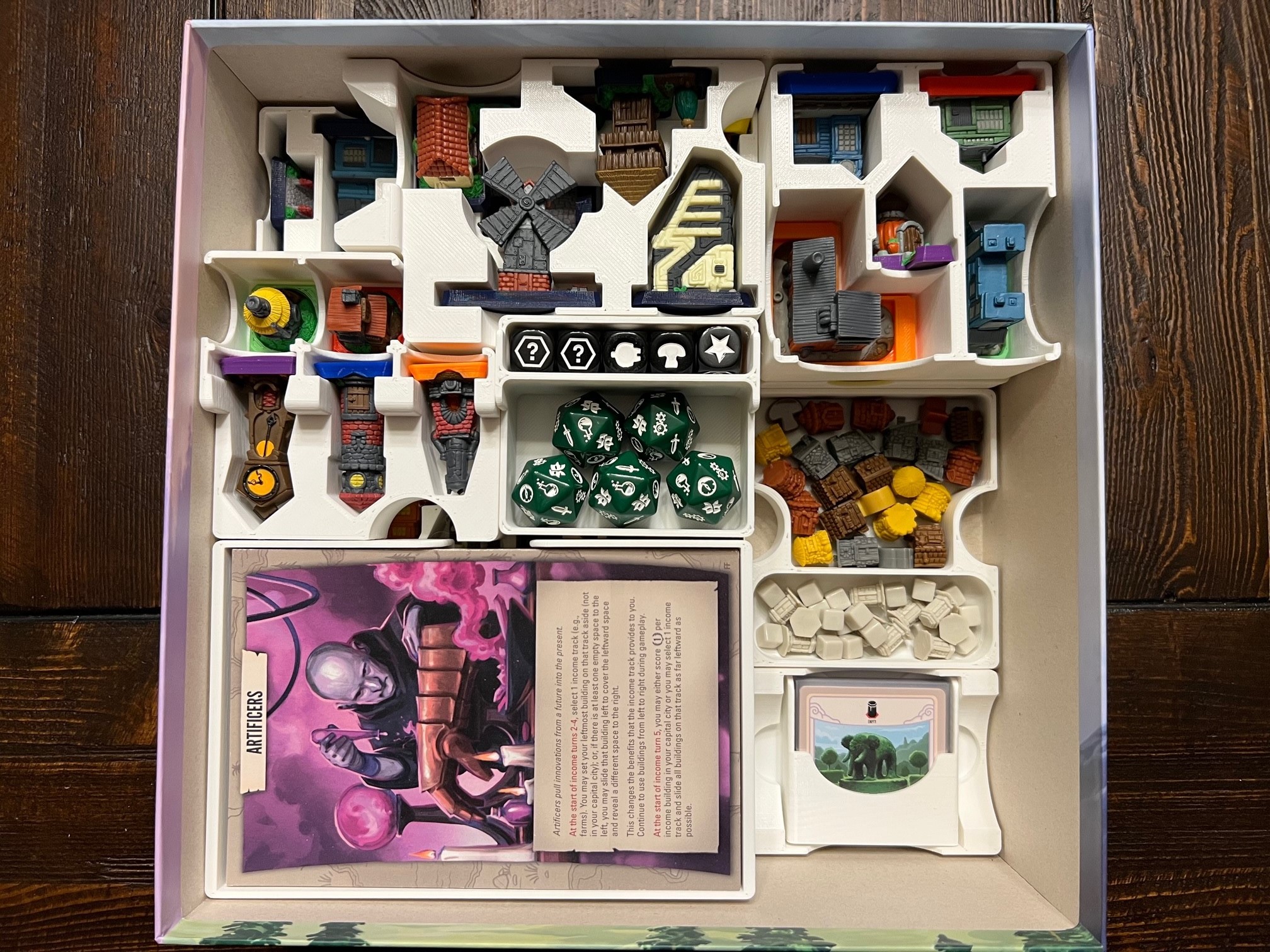 Tapestry Insert / Organizer Fits All Three Expansions (Fantasies