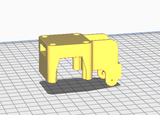Miniatura 2 do modelo 3D X Axis Cover bracket MODIFIED