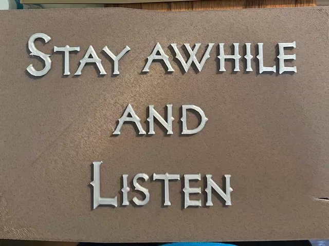 Diablo Deckard Cain Sign