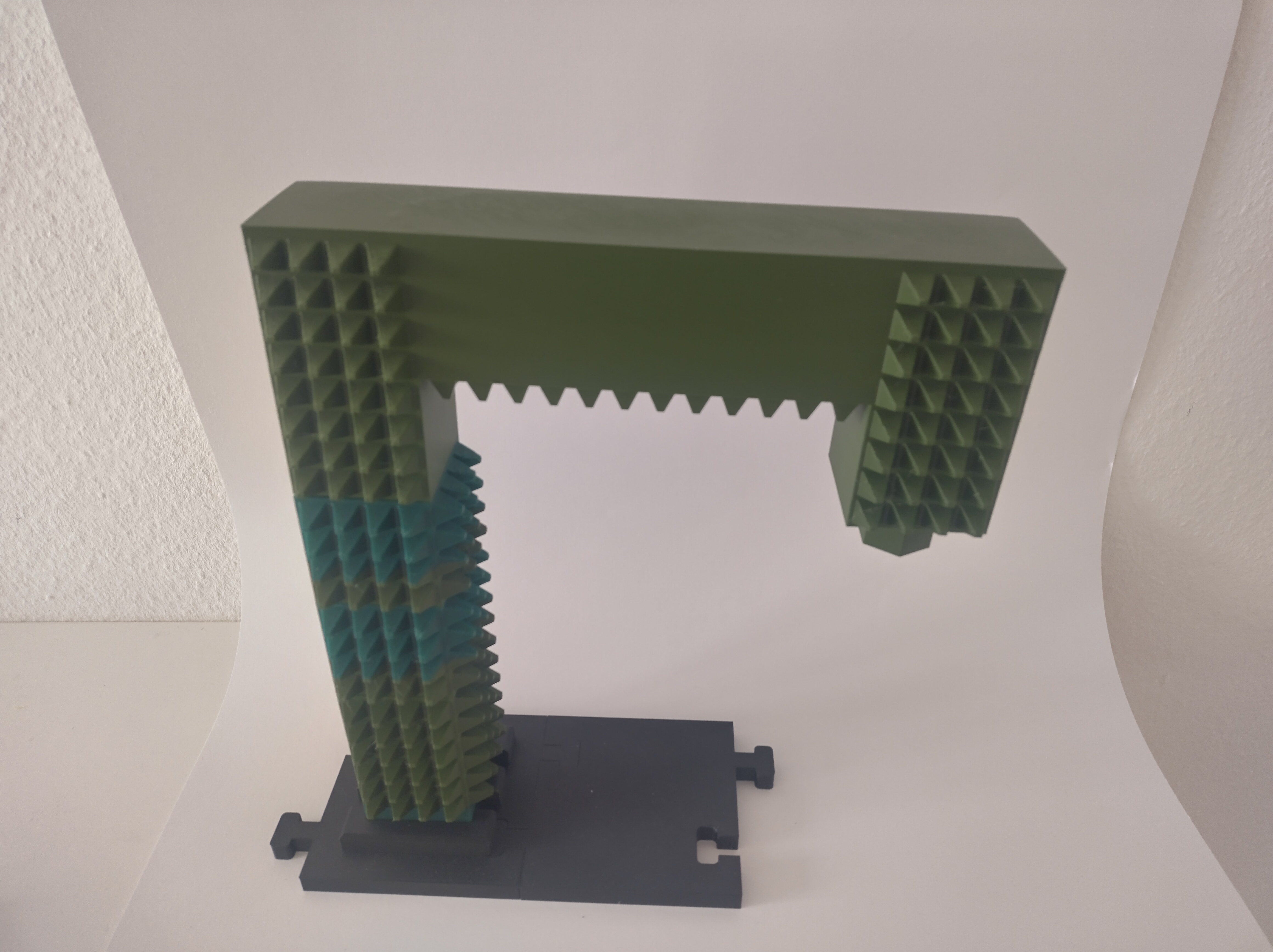 Miniatura 4 do modelo 3D cat scratch arch