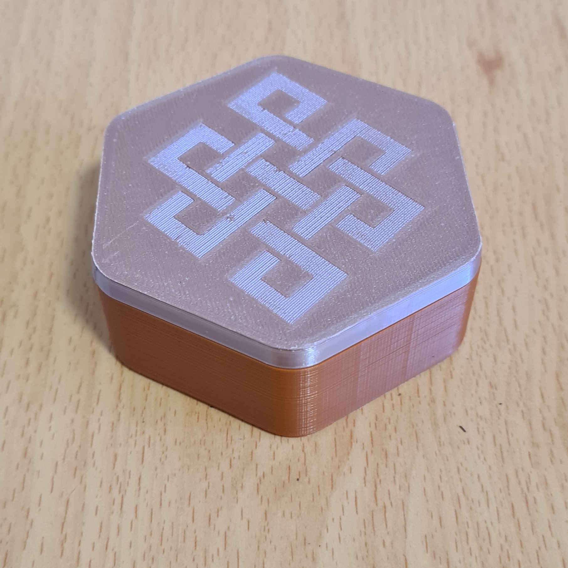 Dice Storage Hex Box