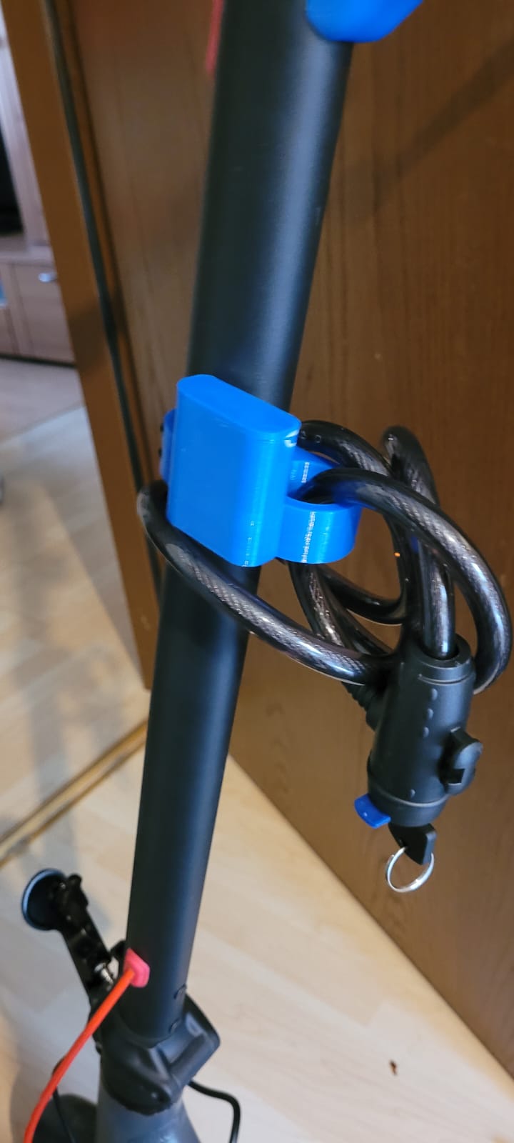 Xiamomi Scooter Lock holder/adapter with/without samsung smarttag