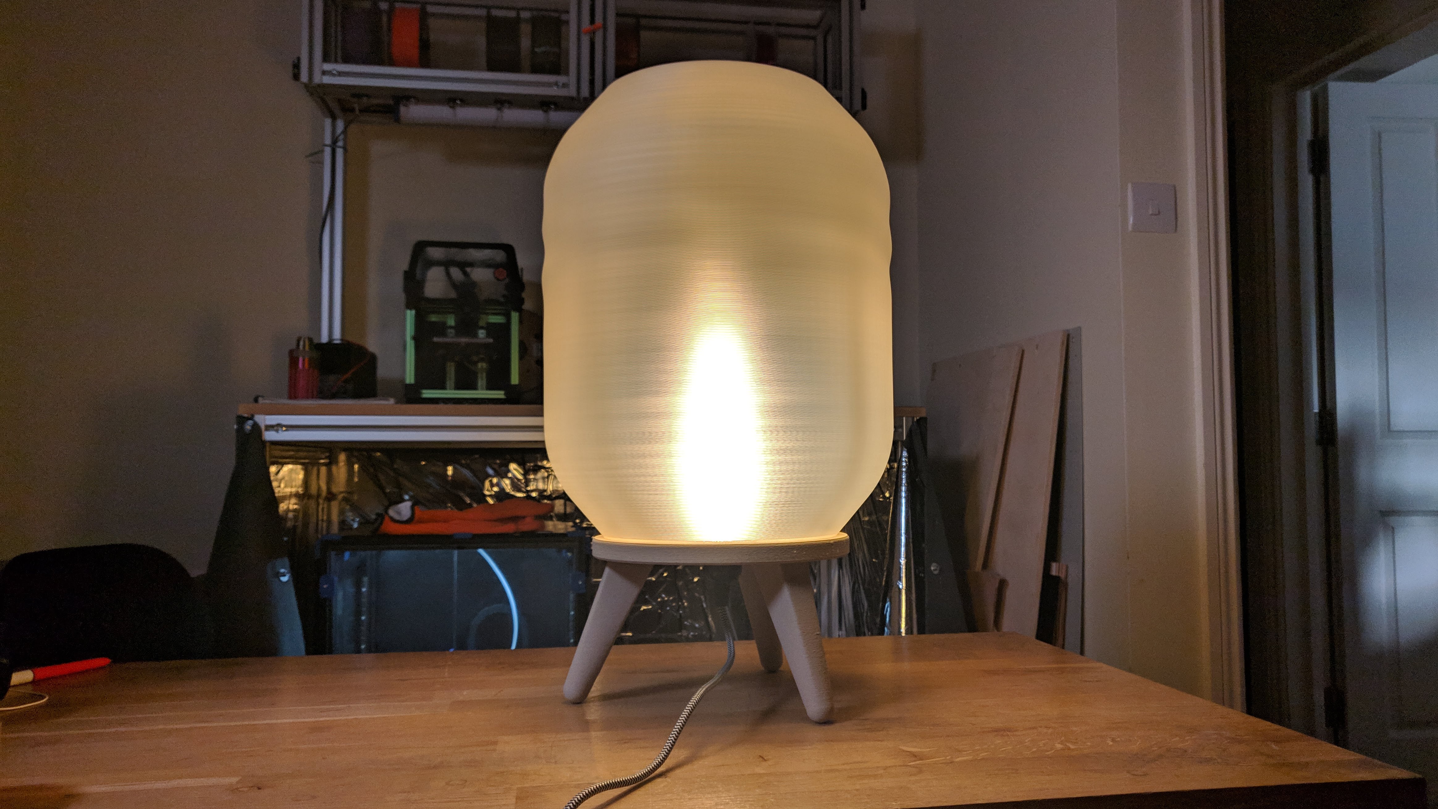 Extra Large Mid-Century Modern Lamp