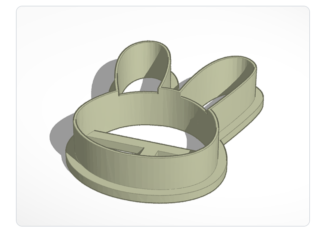 easter bunny cookie cutter