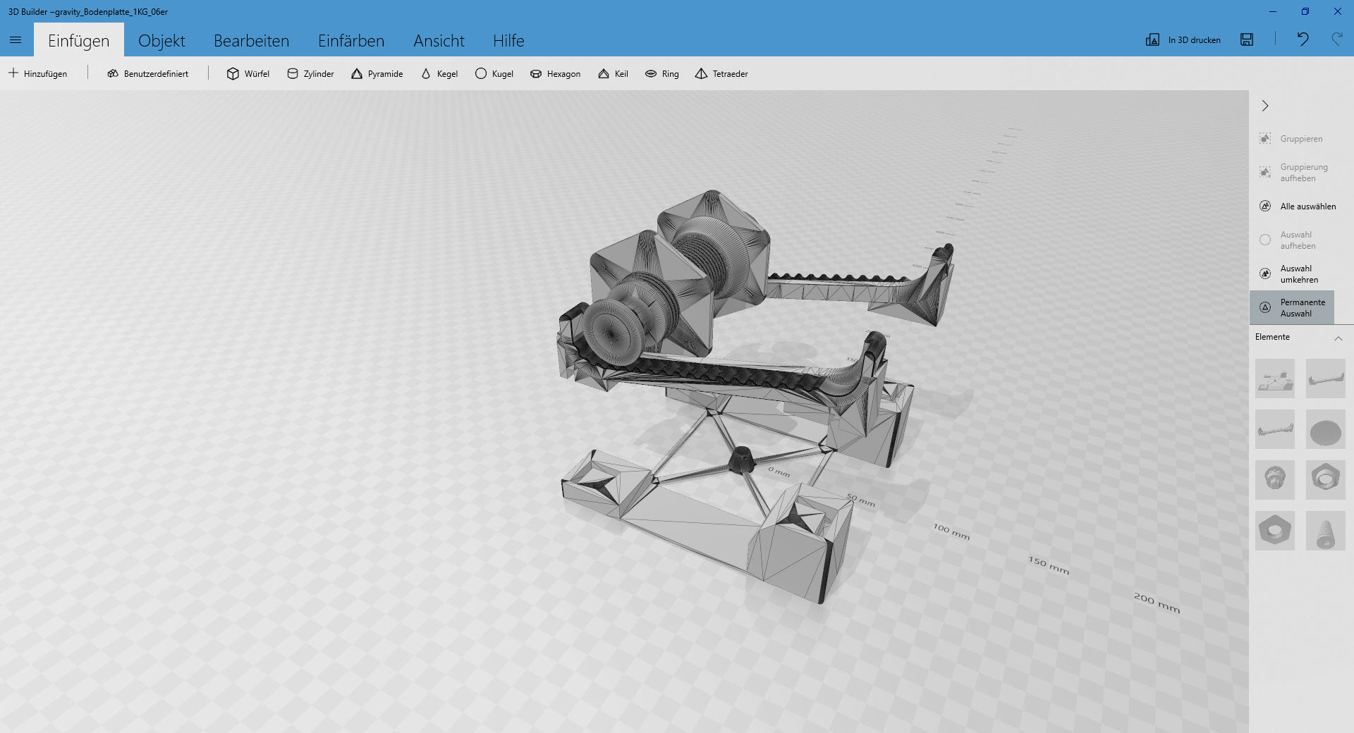 Gravity Spoolholder Big 3D model thumbnail