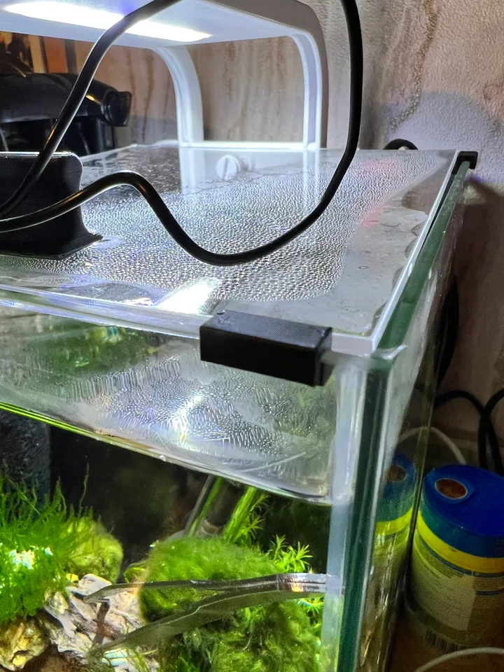Aquarium, Fish tank lid/cover mount - 3mm, 4mm, 5mm by Kubanow234, Download free STL model