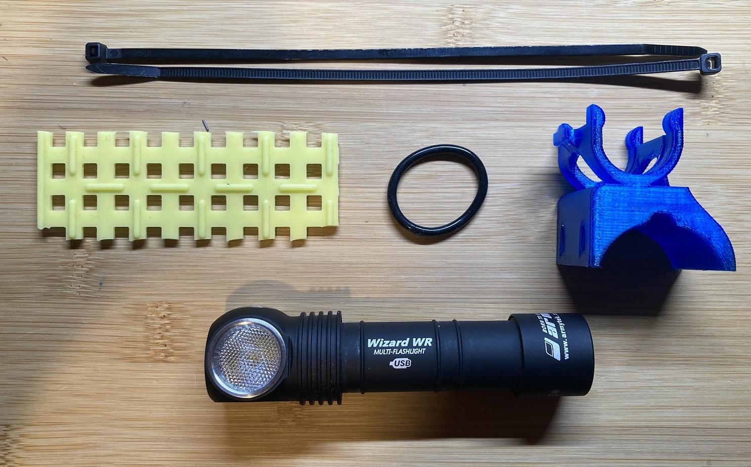 Armytek Wizard Flashlight Bike Mount by TriD Download free STL
