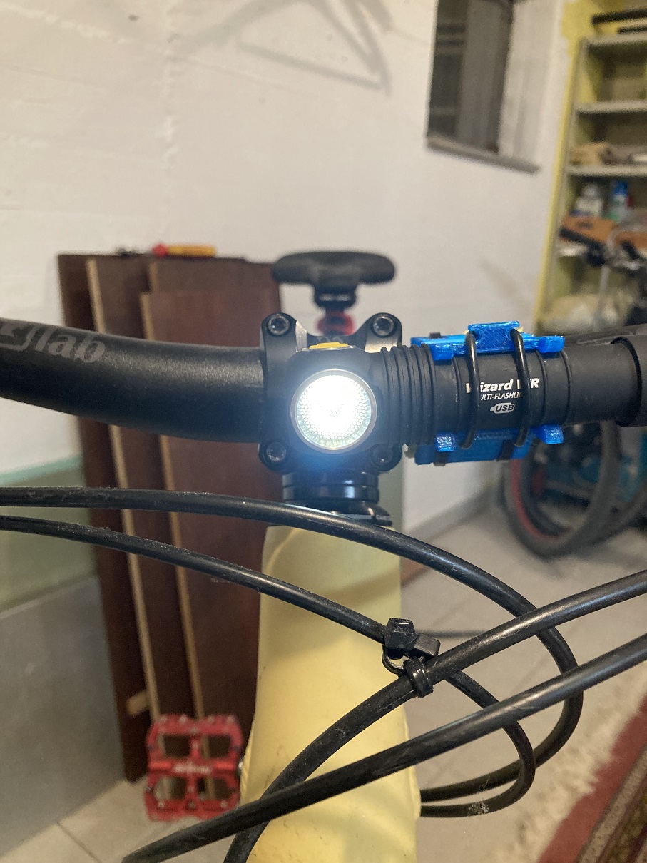 Armytek Wizard Flashlight Bike Mount by TriD Download free STL