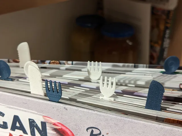 Cutlery bookmarks