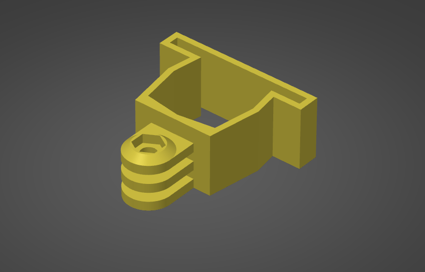 Ender 3 S1 GoPro system mount by Lavendor | Download free STL model ...