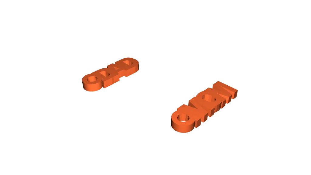 keychains mom and dad by JuiceWorks 3D Student | Download free STL ...