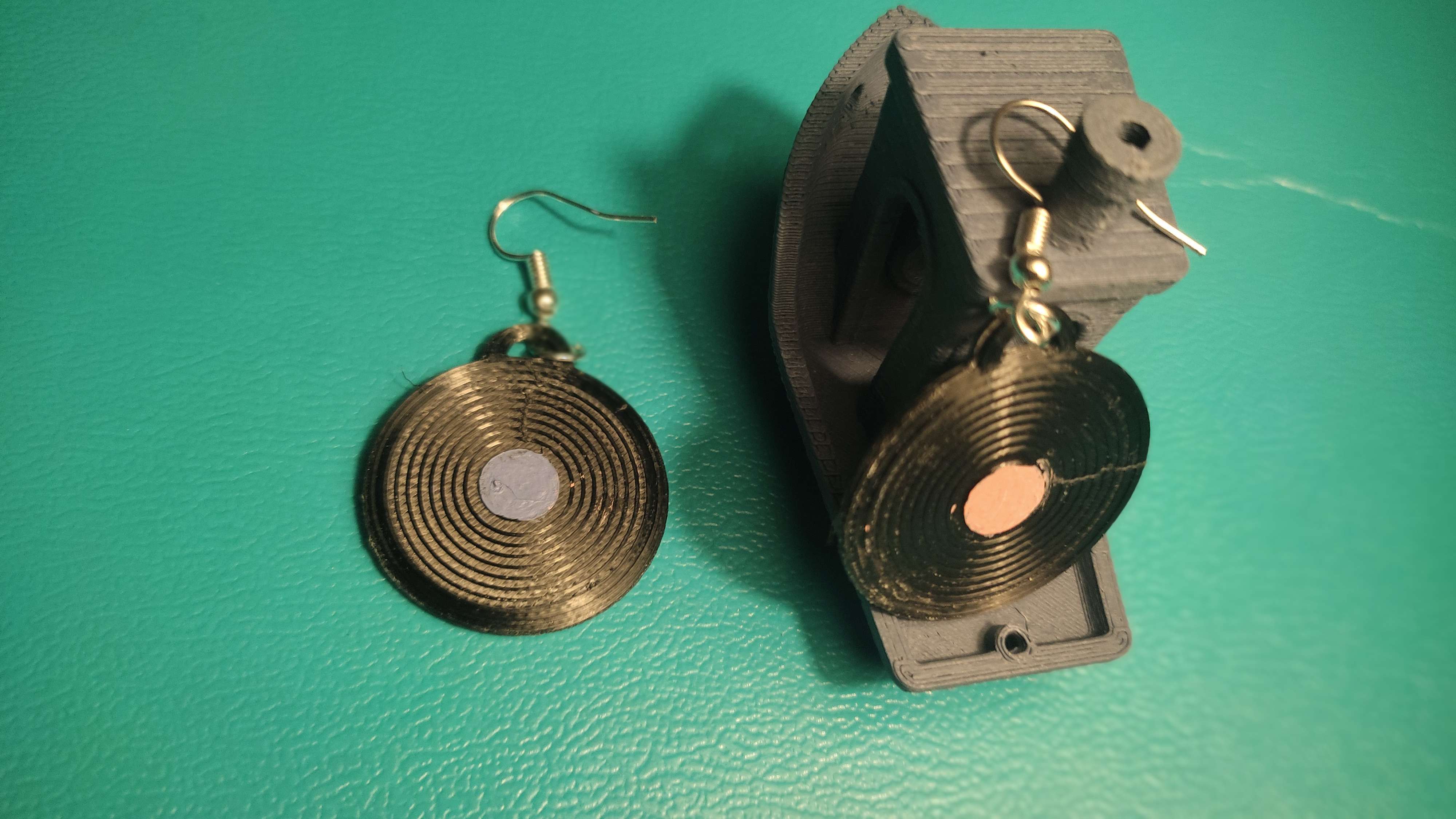 Vinyl Record earrings (for FDM)