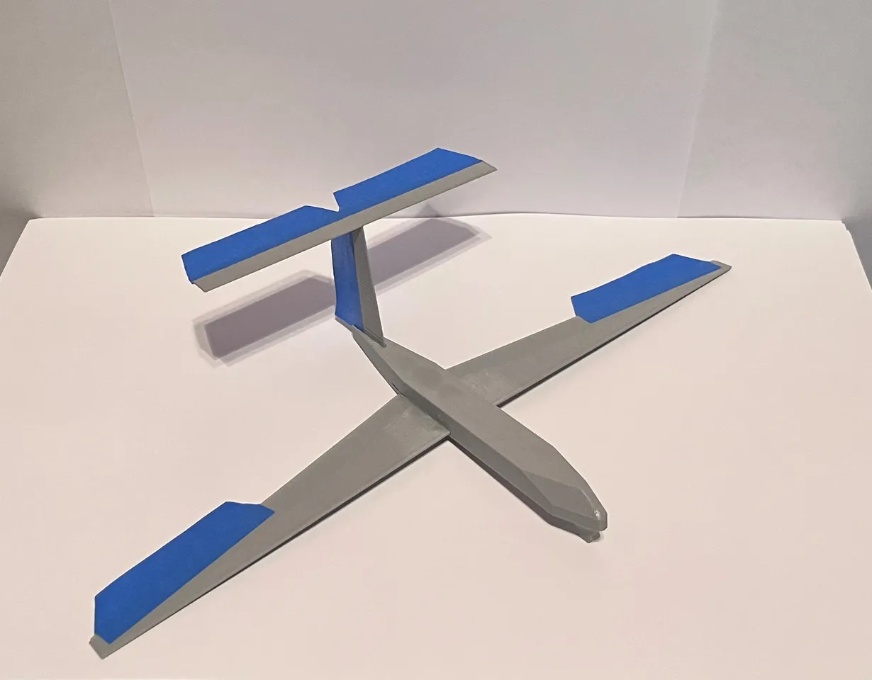Low Weight 3D Printable Glider by mblunt | Download free STL