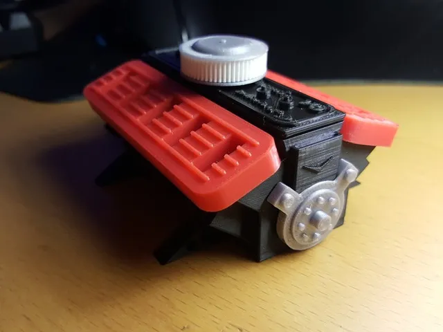 USB HOLDER - Corvega Atomic V8 Motor style Multipart EDITION