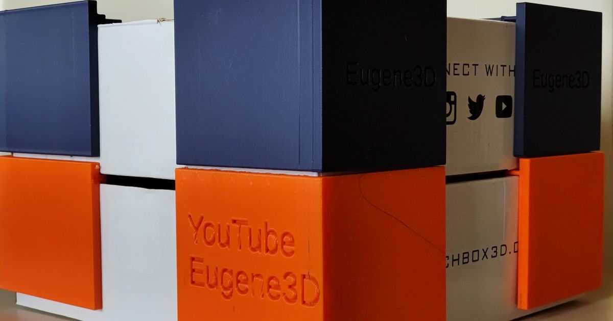 Hatchbox filament box stacking corner by EugeneGTI Download free STL