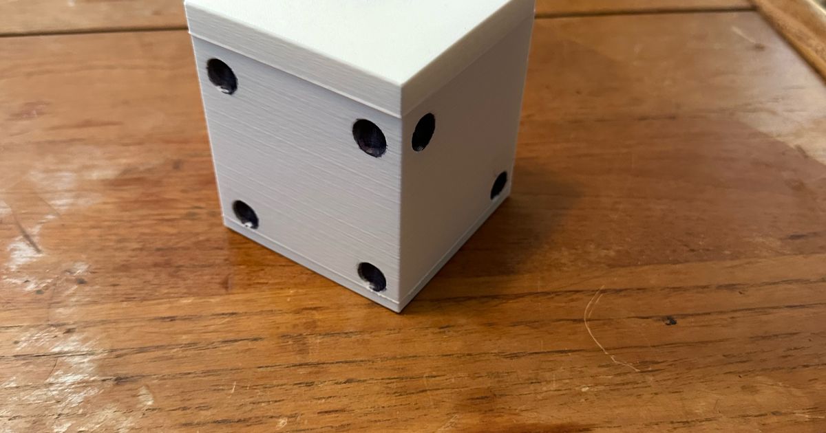 Dicey Dice Box by PeteFed Download free STL model