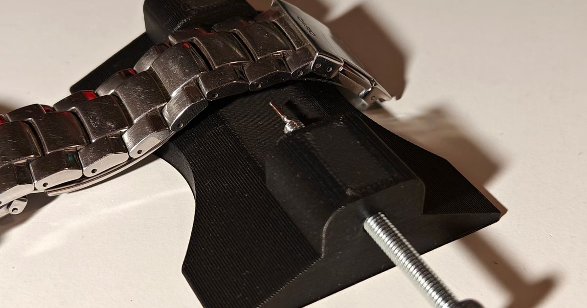 Watch band adjustment tool by Luoti Download free STL model