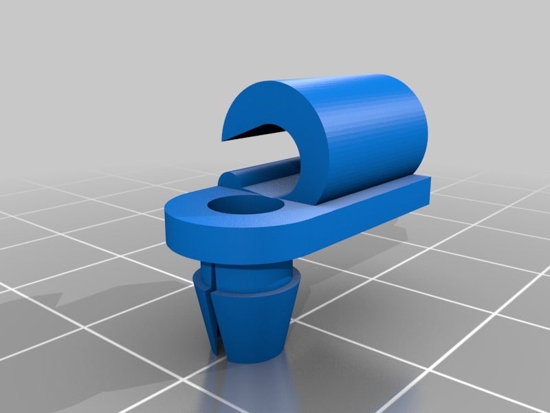 Door lock rod clip