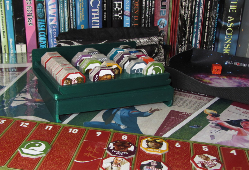 Organiser box for Feng Shui 2 shot counter tokens